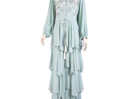 Shaira Dress Pastel Green Color Online Sale