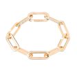 Rebecca, Stockholm Crystals Bracelet - Gold , Large Cheap