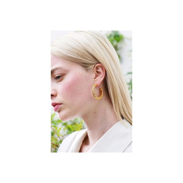 Les Nereides Creole Woven Marine Flora Studs Discount