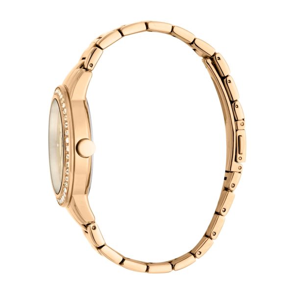 Esprit Watch Ip Rose Gold Bracelet Ss CaseÂ With Stone Ip Rose Gold DialÂ  For Cheap