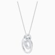 Swarovski Hollow Pendant White Rose-Gold Tone One Size Online