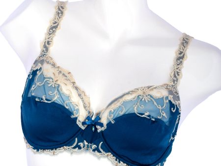 Lise Charmel Underwired Bra Navy Blue For Discount