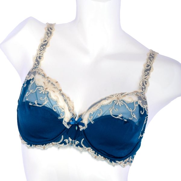 Lise Charmel Underwired Bra Navy Blue For Discount