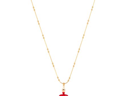 Les Nereides Collier Pas De Deux Red Red Necklace Fashion