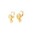 Les Nereides Round Double Citrine Stone Dormeuse Earrings Hot on Sale