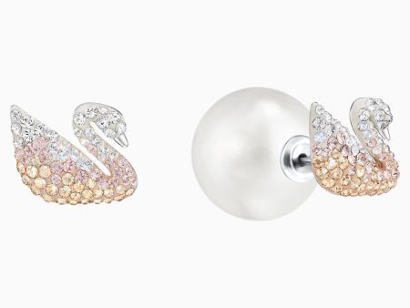 Swarovski Iconic Swan Pierced Earrings Multi-Colored One Size Online Sale