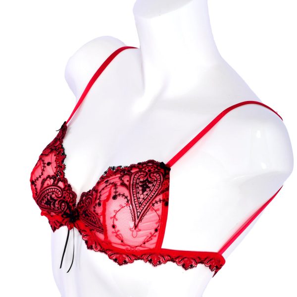 Lise Charmel Underwired Bra Red Medium Online