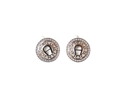 Aigner Earring Silver Color on Sale