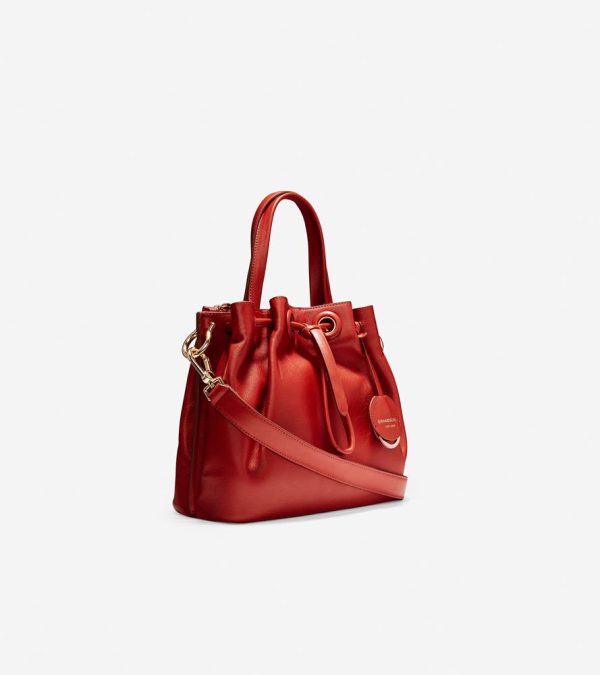 Cole Haan Grand Ambition Small Bucket Bagburnt Orange,One Size Burnt Orangesize One Size Hot on Sale