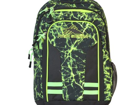 High Sierra Blaise Backpack Lime Fire Black Lime on Sale