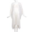 Twinset Kaftan Ivory Large Hot on Sale