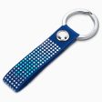 Swarovski Anniversary Key Ring Blue Stainless Steel One Size Online Sale