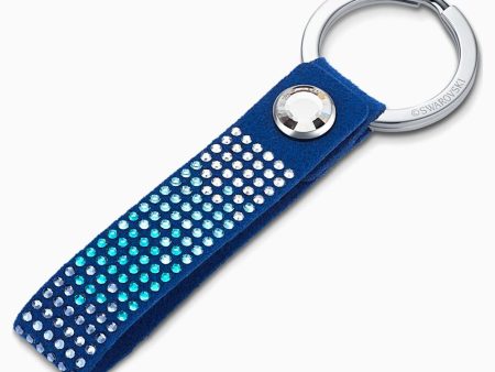 Swarovski Anniversary Key Ring Blue Stainless Steel One Size Online Sale