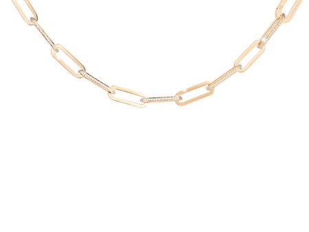 Rebecca, Stockholm 45Cm Necklace - Gold With Crystals Online now