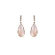 Esprit Earrings Silver Color Oval With Mop Shape Dangilng Style 925 Discount