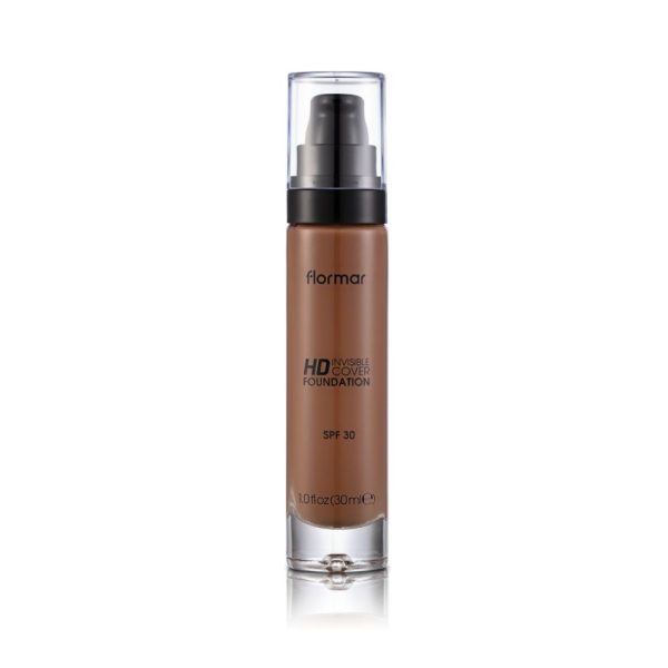 Flormar Invisible Cover HD Foundation 140 Deep Tan - 30ml For Cheap