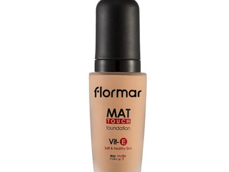 Flormar Mat Touch Foundation 304 Nude Ivory - 0.12 g For Discount