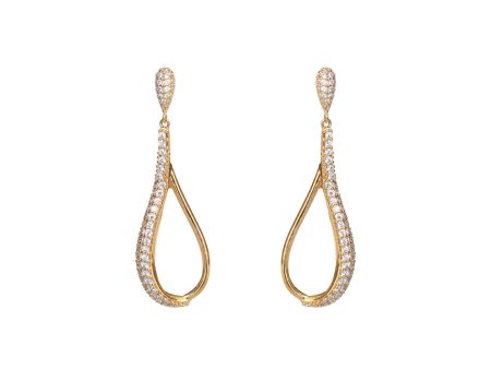 Esprit Earrings Ip RosegoldÂ  With Stone Supply