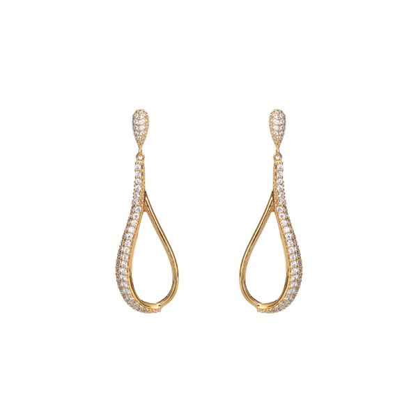 Esprit Earrings Ip RosegoldÂ  With Stone Supply