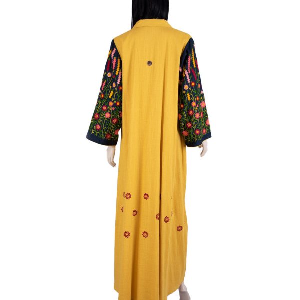 Nero Abaya Color Yellow on Sale