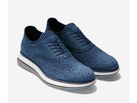 Cole Haan ØriginalGrand Ultra Stitchlite Oxford Marine Blue-Indigo on Sale