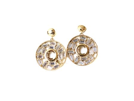 Cerruti Earrings Gold Plated For Cheap