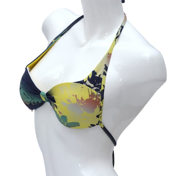 Twinset Push Up Bikini Top Galaxy Blue Yellow Small-B Online