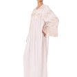 Sally Poppy Night Dress Trim Lace Ivory Beige Fashion