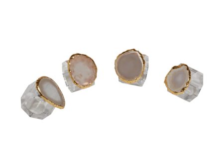 Ethan Allen Narissa Agate Napkin Rings Online