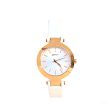 Dkny Gold Plated Analog Watch With Leather Strap Online now