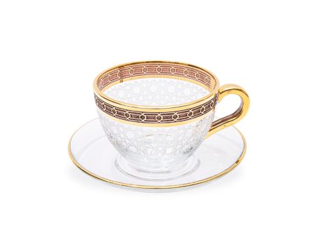 Decorium Mrc 00709 12 Pcs Espresso Set, Gold Plated Rim Online now