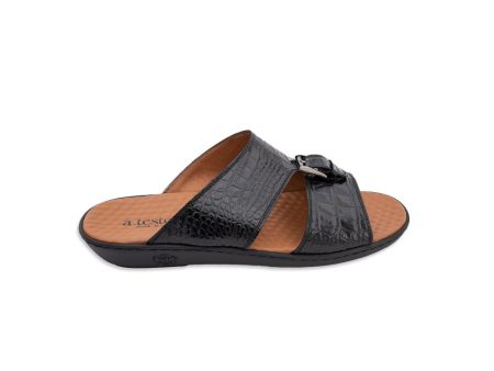 A.Testoni Sandal Black on Sale