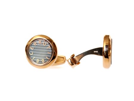 Cerruti Cufflink Rose Gold Plated For Discount