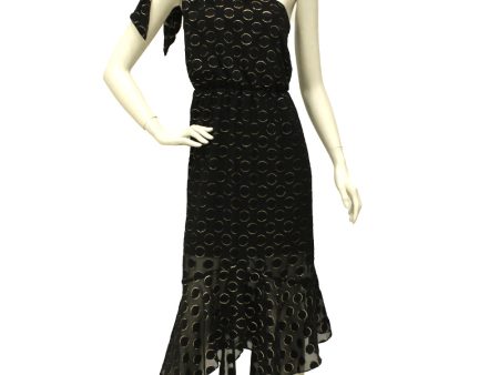 Ml By Monique Lhuillier Dress Jmm Jetmettalic 8 Online Sale