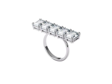 Swarovski Millenia Cocktail Ring White, Rhodium Plated Discount