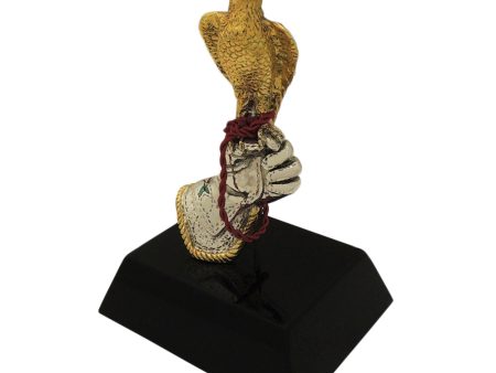 Goldline Small Falcon On Glove With Wooden Base Online Sale