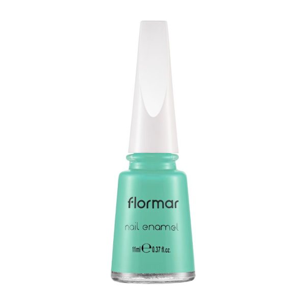 Flormar Nail Enamel 424 Bluish Green - 11ml Online Hot Sale