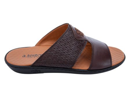 A.Testoni Sandal Dark Brown Supply