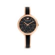 Swarovski Crystalline Delight Watch Metal Bracelet, Black, Rose-Gold Tone Pvd Online now