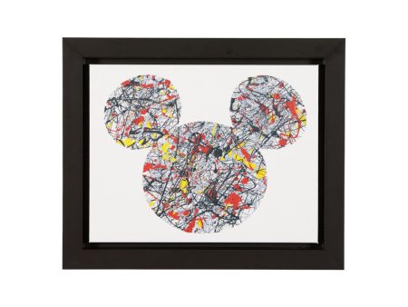 Ethan Allen Wall Frame  Disney Drip Paint Mickey  Sale