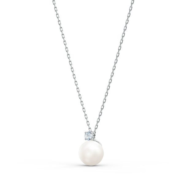 Swarovski Treasure Pearl Set White, Rhodium Plated Online