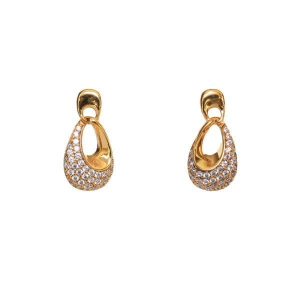 Esprit Earrings Ip GoldÂ  With Stone Hot on Sale