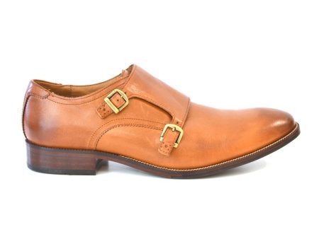 Cole Haan, Benton Double Monk Shoe, British Tan, 9 Supply