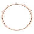 Swarovski Tactic Bangle White, Rose-Gold Tone Plated Fashion