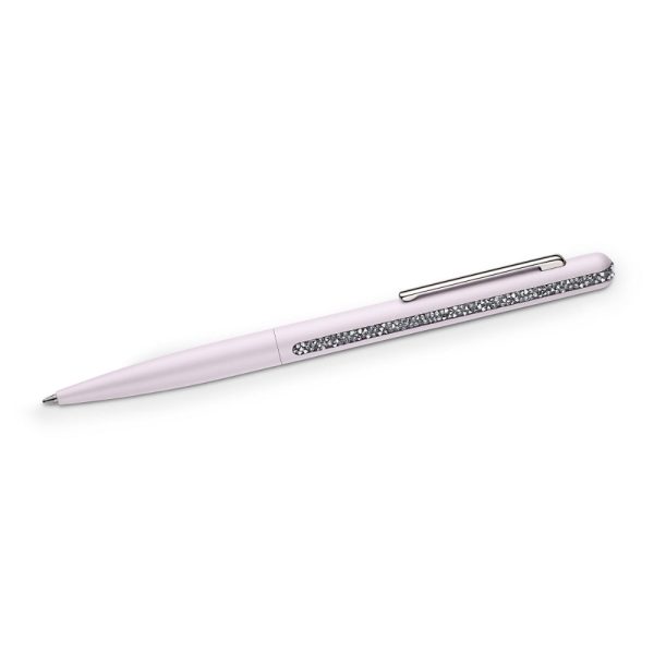 Swarovski Crystal Shimmer Ballpoint Pen Pink, Chromed Plated For Sale