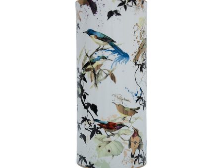 Roberto Cavalli Gardens Birds Vaso Grande High Vase 36 on Sale