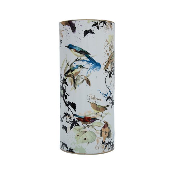 Roberto Cavalli Gardens Birds Vaso Grande High Vase 36 on Sale