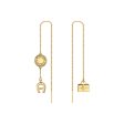 Aigner Erose Gold Plated Bon VoyageÂ With Bag CharmÂ & A Letter Charm Design Fashion