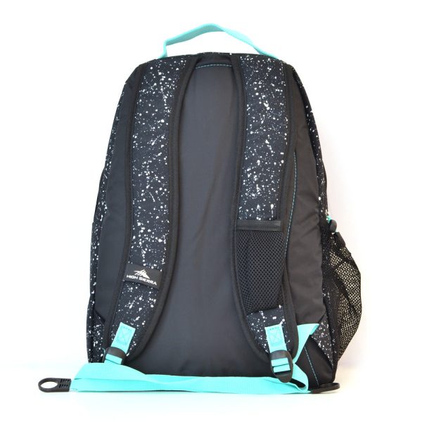 High Sierra Curve Daypack Speckle Black Aquamarine Cheap