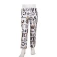 Roberto Cavalli Beige and White Jogging Trousers Online